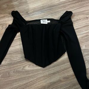 Princess Polly Mesh Sleeve Corset